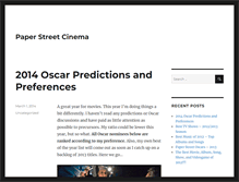 Tablet Screenshot of paperstreetcinema.com